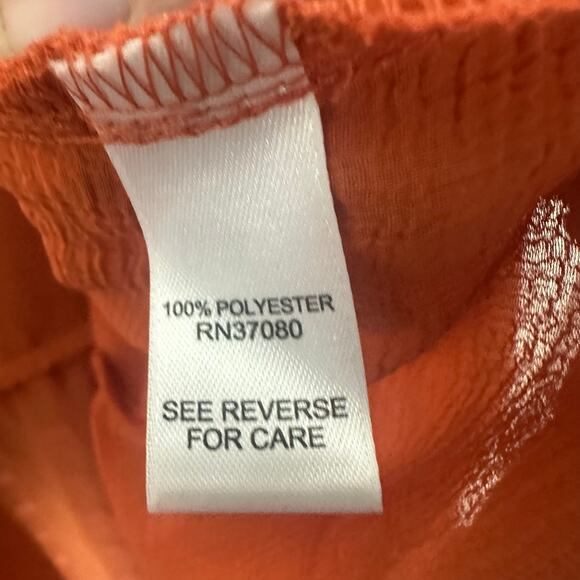 Cato women’s cardigan cover-up sheer orange feminine fall Fairycore plus size - Picture 7 of 12